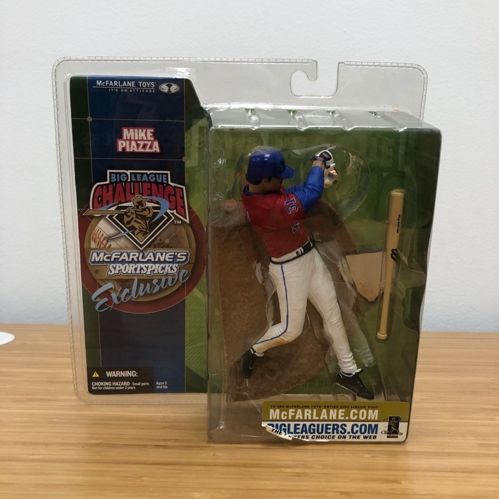 McFarlane Mike Piazza‎ Action Figure Unisex Kids Blue Big League Challenge 2002